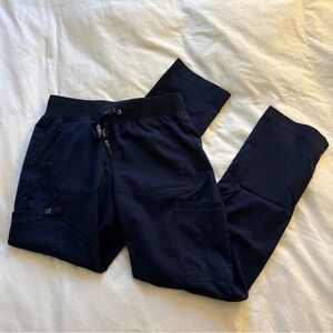 Med Couture Navy Blue Cargo Scrub Pants